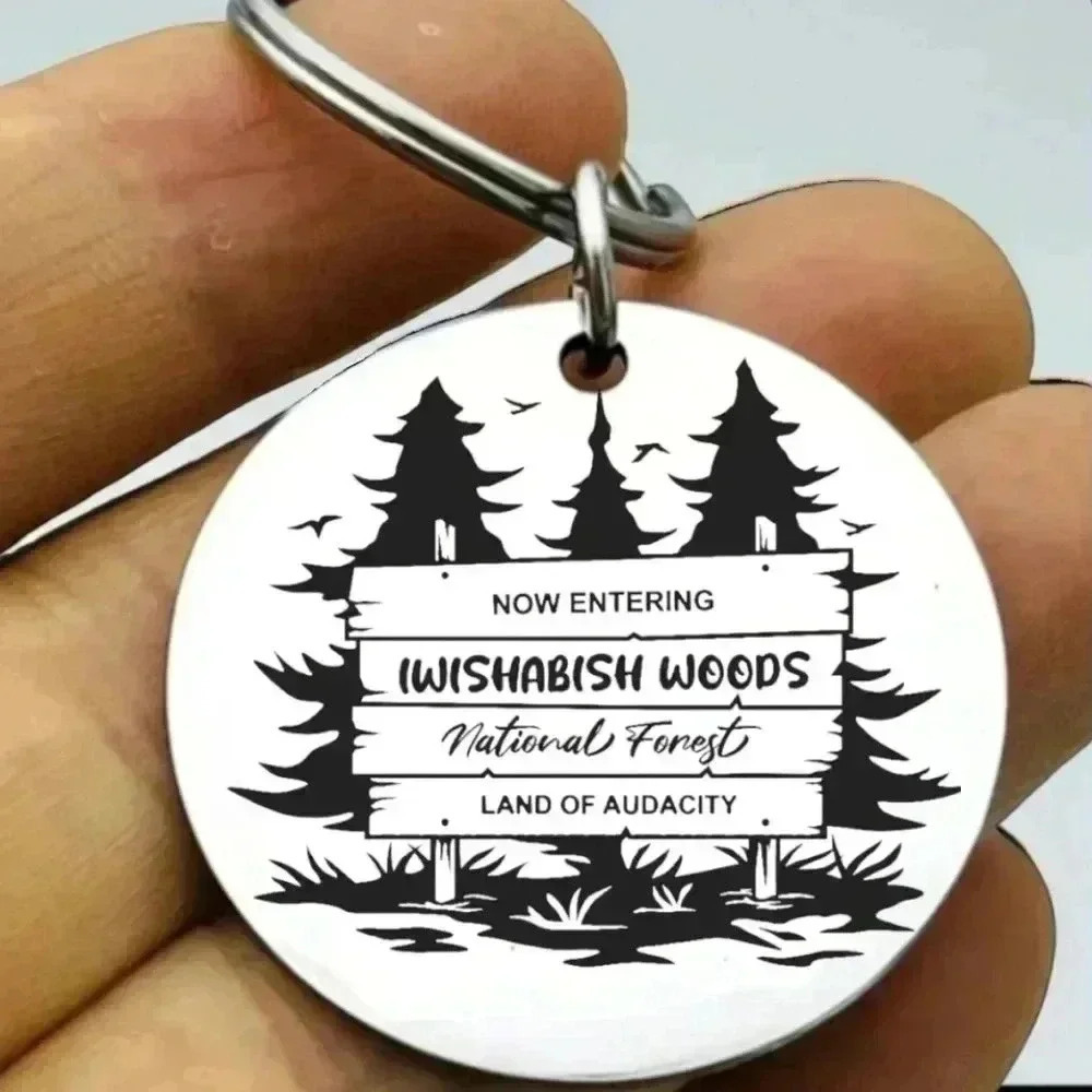 Iwishabish woods national forest Hot Keychain